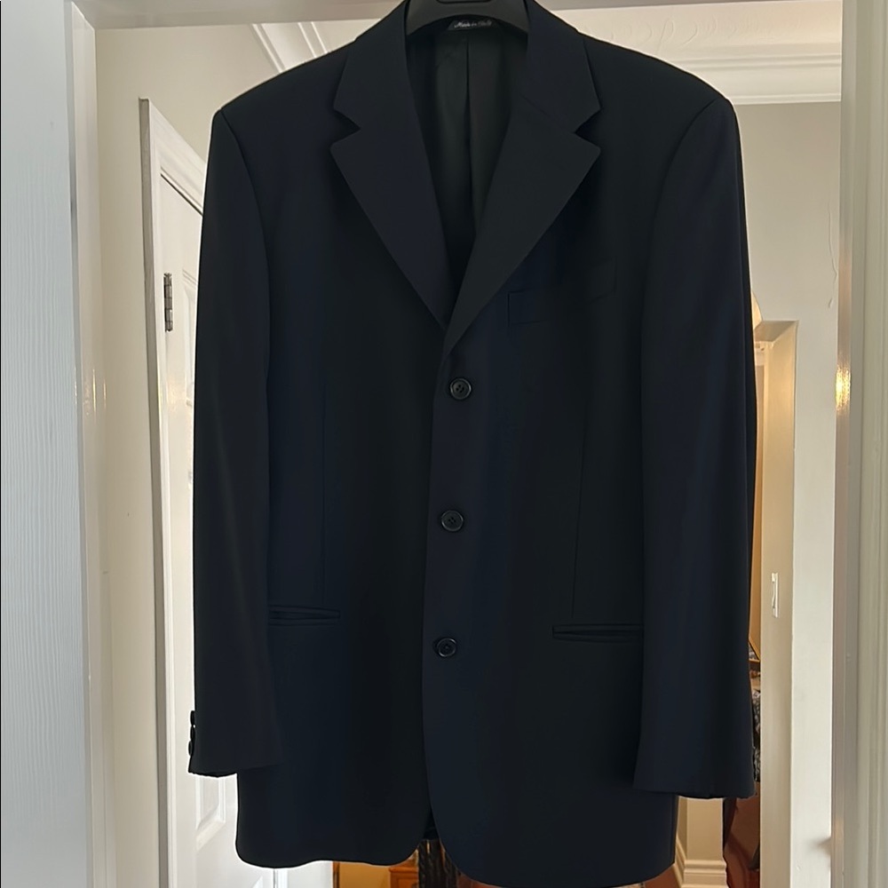 Ferré Studio men’s sport jacket.  Dark blue size 38s